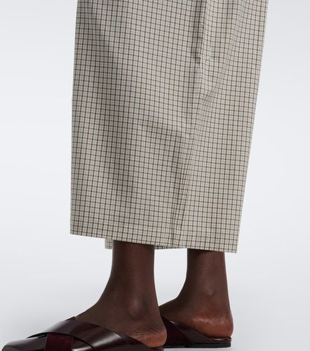 Pantalon ample White Label Meadow en coton à carreaux - Proenza Schouler - Modalova