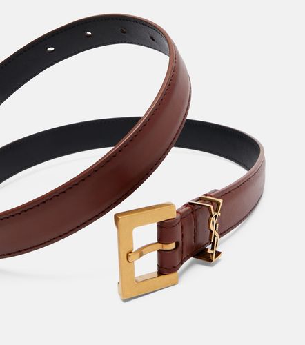 Ceinture Cassandre en cuir - Saint Laurent - Modalova