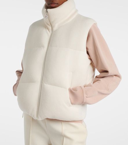 Veste doudoune sans manches en laine et cachemire - Perfect Moment - Modalova