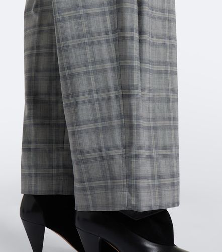 Pantalon ample Mayera en laine mélangée à carreaux - Isabel Marant - Modalova