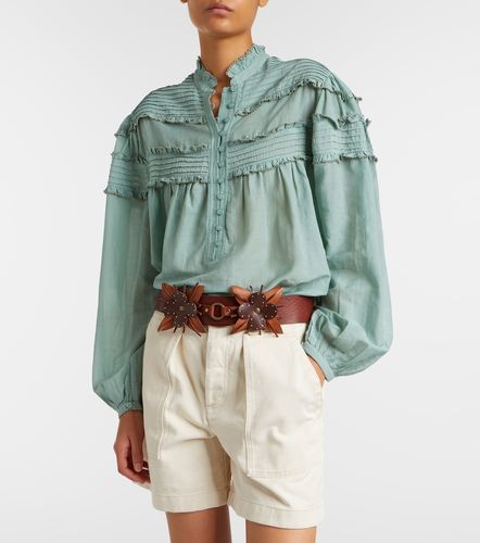 Blouse Doana en coton mélangé à volants - Marant Etoile - Modalova