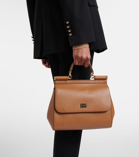 Sac Sicily Large en cuir - Dolce&Gabbana - Modalova