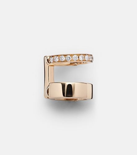 Boucle d'oreille unique Berbere Module en or rose 18 ct et diamants - Repossi - Modalova