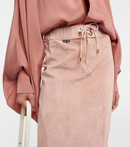 Tom Ford Jupe midi en daim - Tom Ford - Modalova