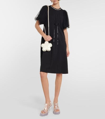 Robe midi en coton à ornements - Simone Rocha - Modalova