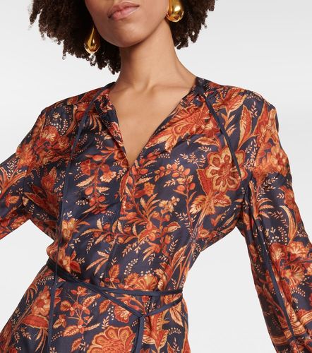 Blouse Junie en soie à imprimé floral - Zimmermann - Modalova