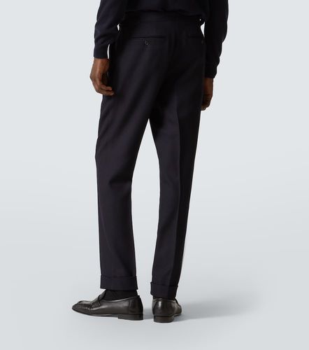 Pantalon droit Amie en laine - Saman Amel - Modalova