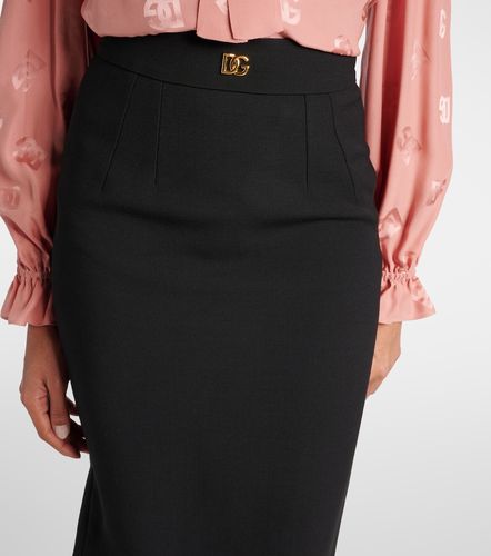 Jupe crayon DG en laine vierge - Dolce&Gabbana - Modalova