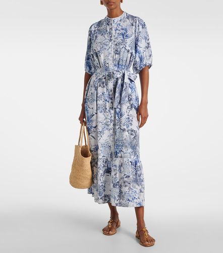 Robe chemise Kitty en coton et lin - Melissa Odabash - Modalova