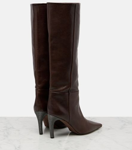 Bottes Monili en cuir - Brunello Cucinelli - Modalova