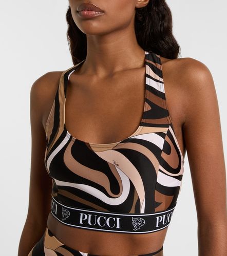 Brassière de sport Marmo imprimée - Pucci - Modalova