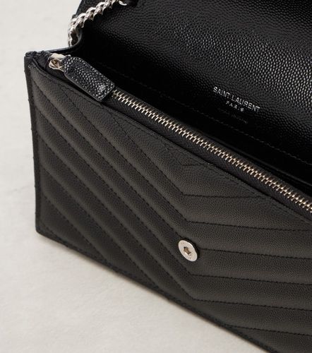 Portefeuille à chaîne Cassandre Envelope Small en cuir - Saint Laurent - Modalova