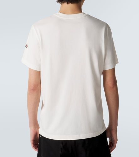 Moncler T-shirt brodé en coton - Moncler - Modalova