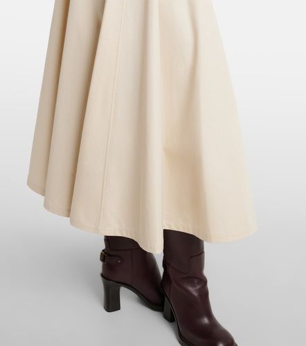 Burberry Jupe midi en coton - Burberry - Modalova