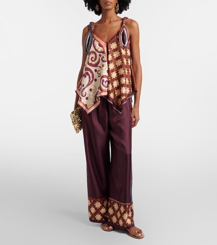 Alémais Pantalon ample Wilson en sergé de soie - Alemais - Modalova