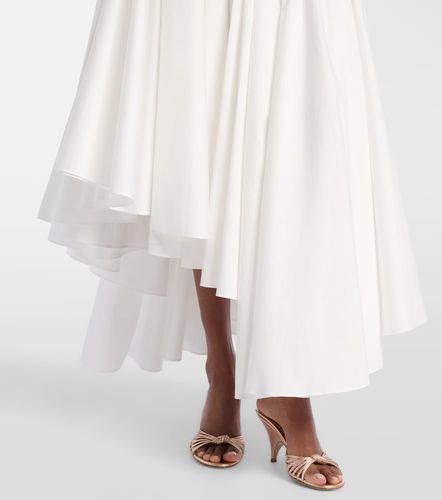 Jupe midi asymétrique en coton - Self-Portrait - Modalova