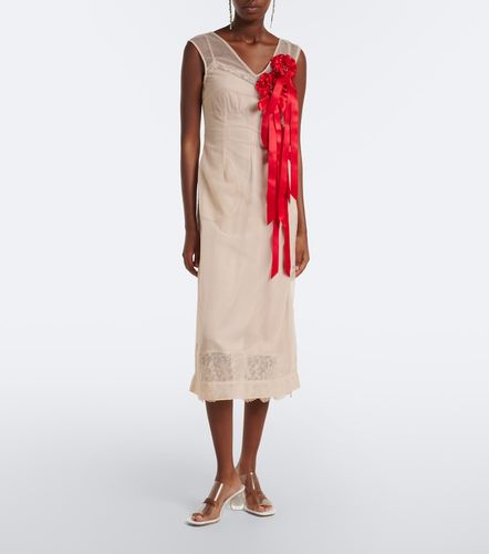 Robe midi en tulle à ornements - Simone Rocha - Modalova