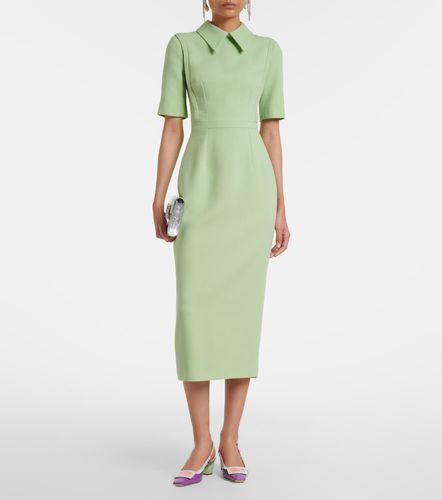 Robe midi Valletta en crêpe de laine - Emilia Wickstead - Modalova