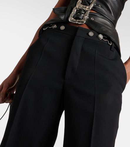 Pantalon droit en laine - Jean Paul Gaultier - Modalova