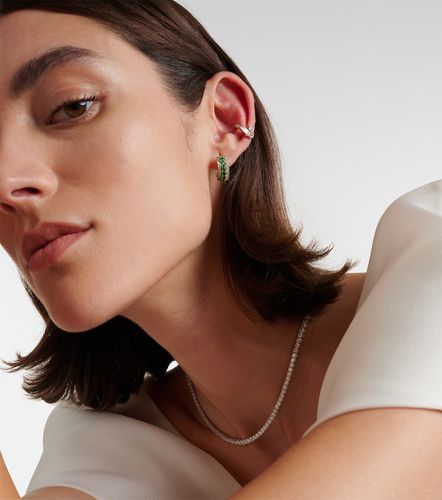 Boucles d'oreilles Lola en or 18 ct, émeraudes et diamants - Anita Ko - Modalova
