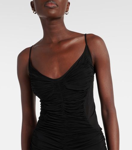 Mugler Robe midi en résille - Mugler - Modalova