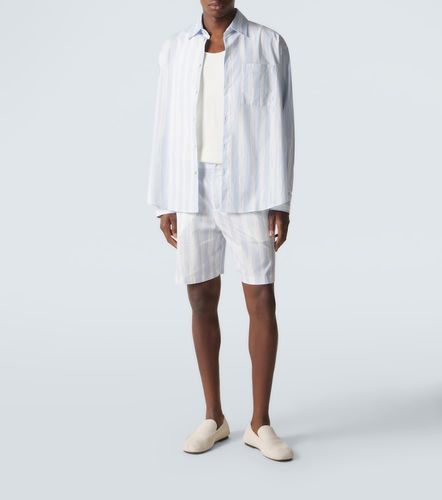 Short Caleçon rayé en coton - Jacquemus - Modalova