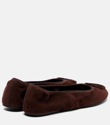 Ballerines Reva Travel en daim - Tory Burch - Modalova