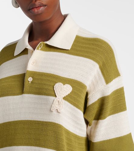 Robe polo Ami de Cœur en coton rayé - Ami Paris - Modalova
