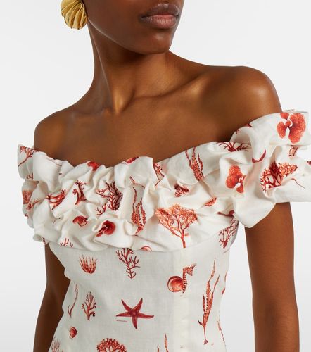 Robe Jardin imprimée en lin - Agua by Agua Bendita - Modalova