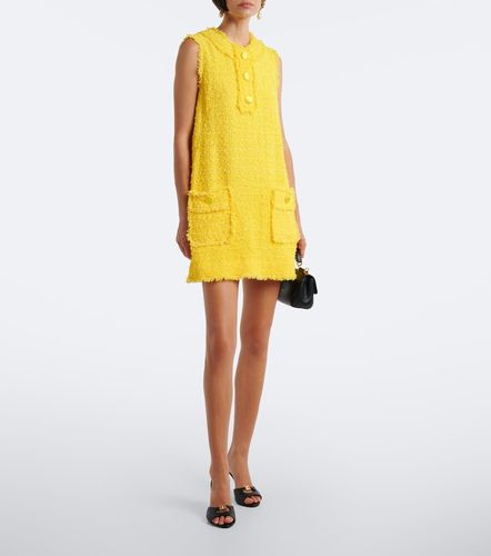 Robe en tweed de coton mélangé - Dolce&Gabbana - Modalova