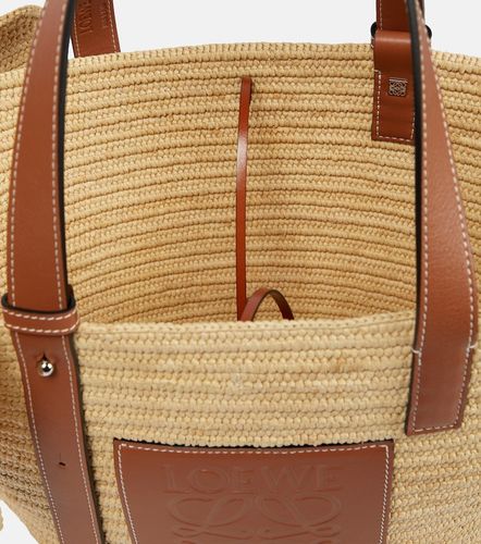 Cabas Elephant Basket en raphia et cuir - Loewe - Modalova