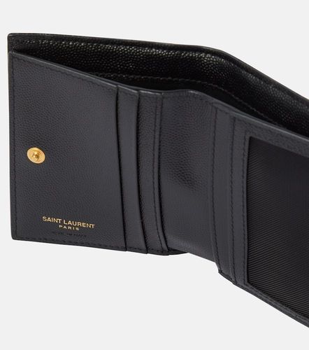 Portefeuille Monogram en cuir - Saint Laurent - Modalova