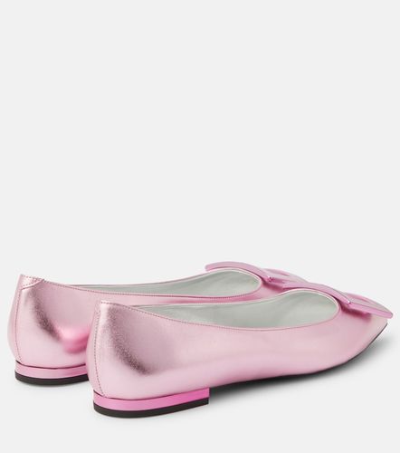 Ballerines Gommettine en cuir métallisé - Roger Vivier - Modalova