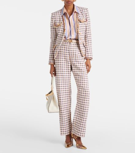 Veste en coton mélangé à carreaux - Etro - Modalova