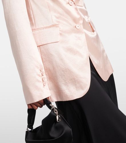 Sportmax Blazer Volante en satin - Sportmax - Modalova