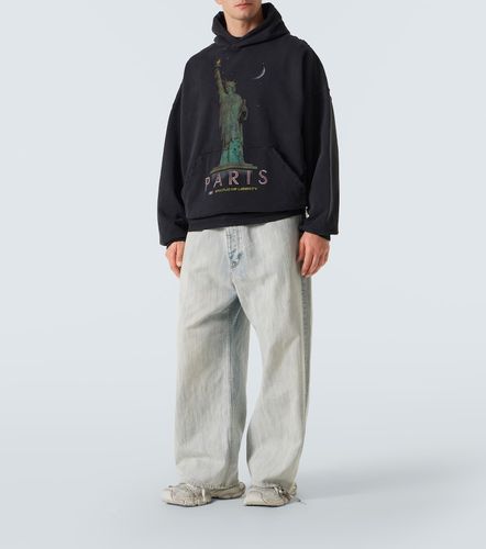 Pantalon ample à taille mi-haute en coton - Balenciaga - Modalova