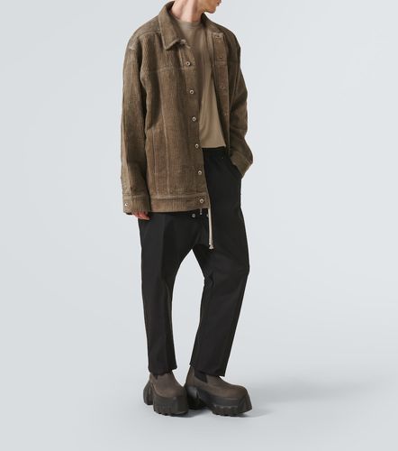 Veste oversize Jumbo en velours côtelé de coton - Rick Owens - Modalova