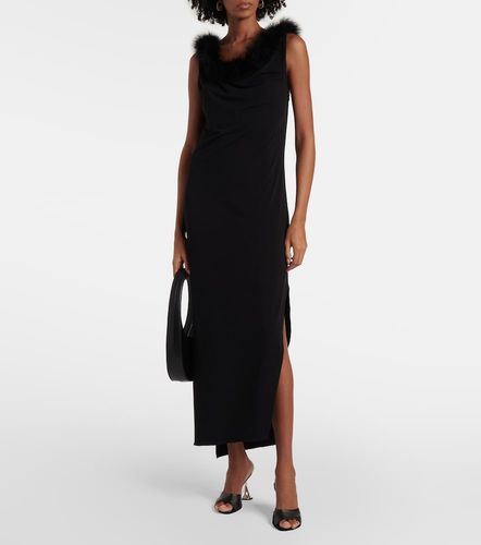 Coperni Robe longue Boa à plumes - Coperni - Modalova
