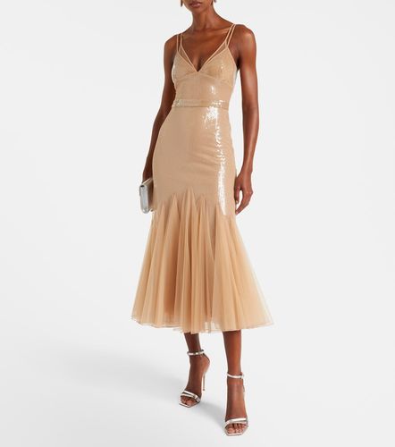 David Koma Robe en tulle à sequins - David Koma - Modalova
