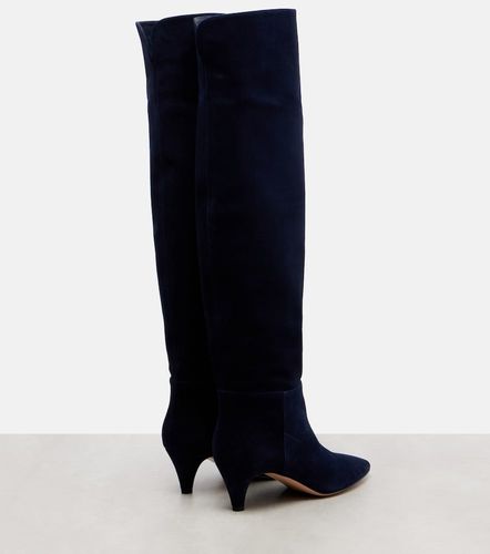 Bottes montantes Elise en daim - Gianvito Rossi - Modalova