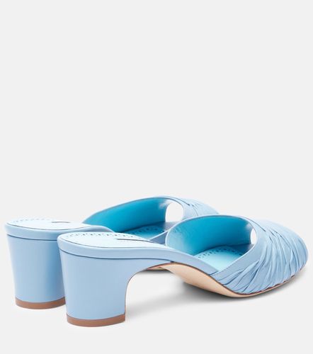 Mules Piruabar en cuir - Manolo Blahnik - Modalova