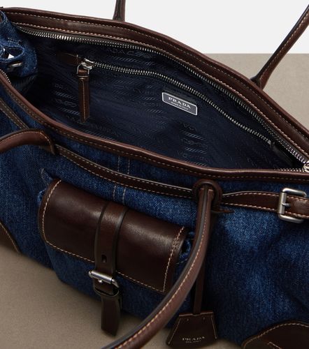 Sac Bonnie Large en denim - Prada - Modalova