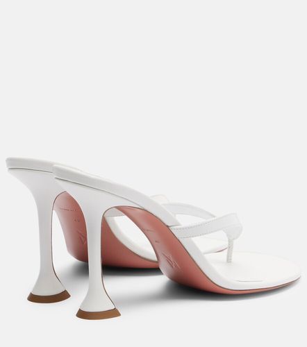 Sandales à entre-doigts Juliette en cuir - Amina Muaddi - Modalova