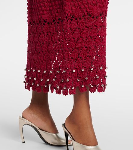 Rabanne Robe en coton à ornements - Rabanne - Modalova
