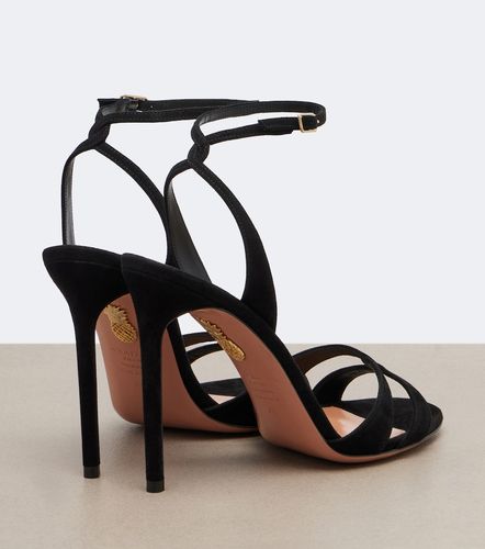 Sandales You and I en daim - Aquazzura - Modalova
