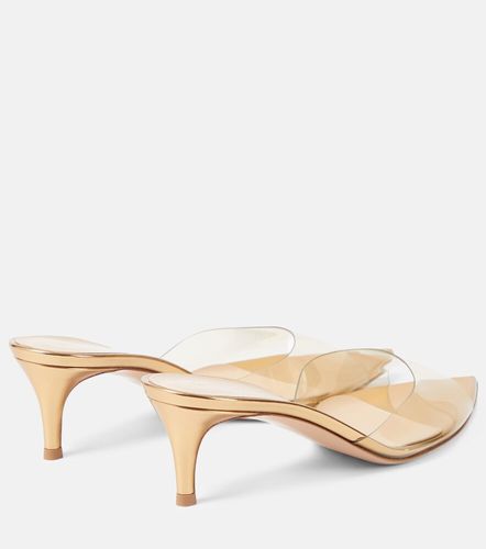 Mules Elle 55 en cuir verni et TPU - Gianvito Rossi - Modalova