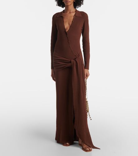 Robe longue Saros en coton mélangé - Aya Muse - Modalova
