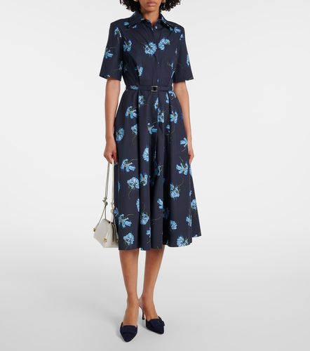 Robe chemise en coton à fleurs - Emilia Wickstead - Modalova