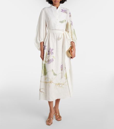 Erdem Robe portefeuille en lin - Erdem - Modalova