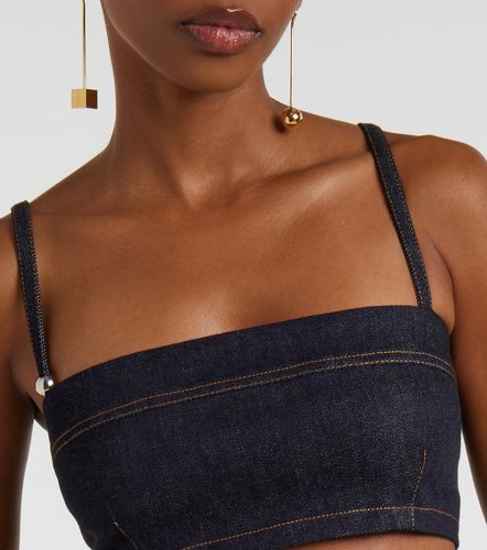 Brassière Bisou De-Nîmes en jean - Jacquemus - Modalova